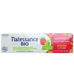 Natessance Bio Dentif Prot Carie Enf T/75Ml