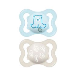 Mam Supreme Sucette Silic 2-6M B/2