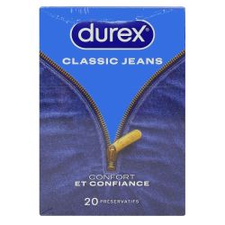 Durex Class Jeans Préserv Lubrif Étui/20