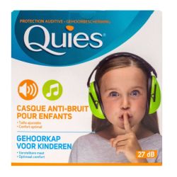 Quies Casque Ant-Bruit Enf Vert B/1