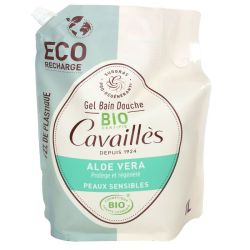 Cavailles Gel Bain Dche Aloé V Bio Eco-Rec/1L