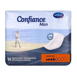Confiance Men Prot Ana Absorp 5G Paq/14