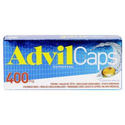 Advilcaps 400Mg Capsules Molles Plaq/14