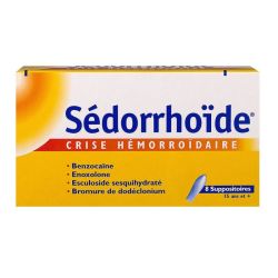 Sedorrhoide Crise Hemorroidaire Suppo Plq/8