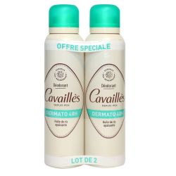 Cavailles Deo Dermato Déod 48H 2Spr/150Ml