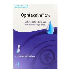 Ophtacalm 2% Collyr S Unidose 10Unid/0,35Ml
