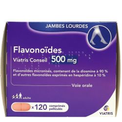 Flavonoides Viatris 500Mg Cpr Pell Plq/120