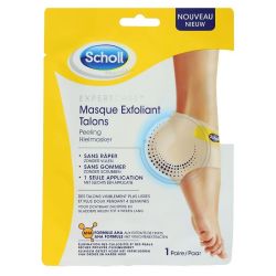 Scholl Masque Exfol Talons Sach/2