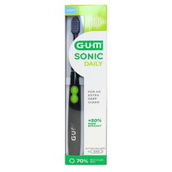 Gum Sonic Daily Br Dents Électr Souple Noire