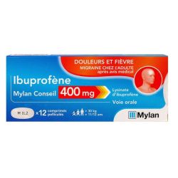 Ibuprof Viatris Co 400Mg Cpr Plq Pvc/Pe/12