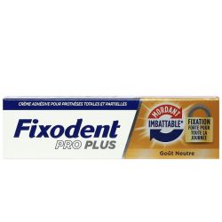 Fixodent Pro + Mordant Imbatt Cr Adhés T/40G