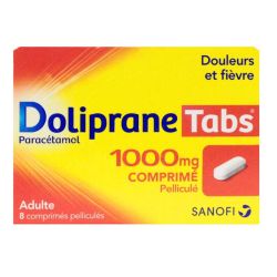 Dolipranetabs 1000Mg Cpr Pell Plq/8