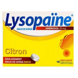Lysopaïne Ambrox 20Mg Past Mx Gorge Cit Pl/18
