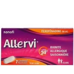 Allervi 120Mg Comprimé Pellliculé Plq/7