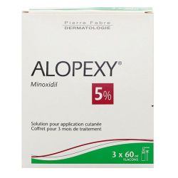 Alopexy 50Mg/Ml Solution pour Application Cutanée 3 Flacons/60Ml