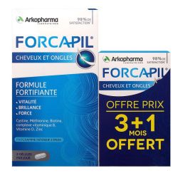 Forcapil Fortif Gél Chev Ongl Pilul/180+60