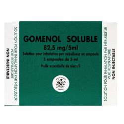 Gomenol Soluble 82,5Mg/5Ml S Inh 5Amp/5Ml