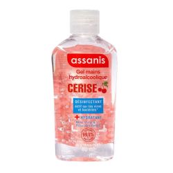 Assanis Pocket Gel Hydroalcool Cerise Fl/80Ml