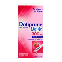 Dolipraneliquiz 300Mg Susp Buv En Sach 12Sach