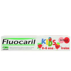 Fluoc Kids Dentif Fraise 0-6Ans T/75Ml