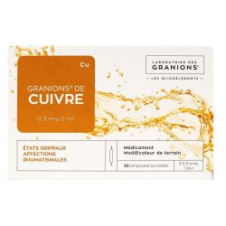 Granions Cu 0,3 Mg/2 Ml S Buv 30Amp/2Ml