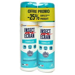 Insect Ecran Familles Lot Répulsif P2/100Ml%