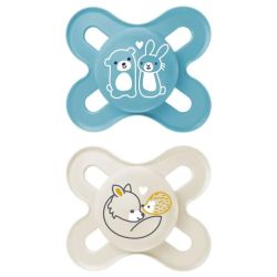 Mam Origin Sucette Silic 0-2M B/2