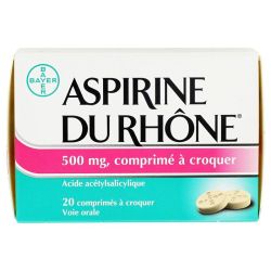 Aspi Rhone 500Mg Cpr Croq Film Thermos/20