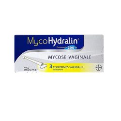 Mycohydralin 200Mg Cpr Vag Plq/3+Applic