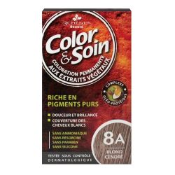 Color&Soin Kit Coloration Perm 8A Blond Cendr