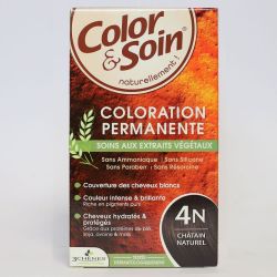 Color&Soin Kit Coloration Perm 4N Chât Nature