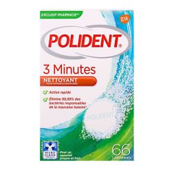 Polident 3 Min Cpr Nettoy App Dent B/66