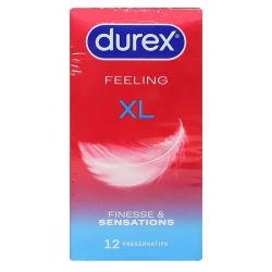 Durex Feeling Xl Préserv Lubrif B/12