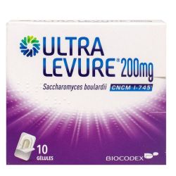 Ultra-Levure 200Mg Gél Plq/10