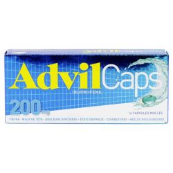 Advilcaps 200Mg Capsules Molles Plq/16