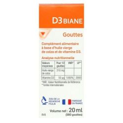 D3 Biane S Buv Fl C-Gtt/20Ml