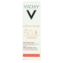 Vichy Capital Sol Spf50+ Cr Anti-Âge T/50Ml