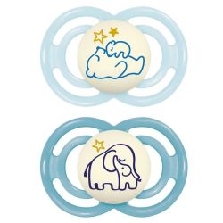 Mam Perfect Sucette Anat Silic +6M Nuit Etui2