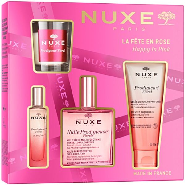 Nuxe Coffret La fête en rose Huile Prodigieuse Noël 2025