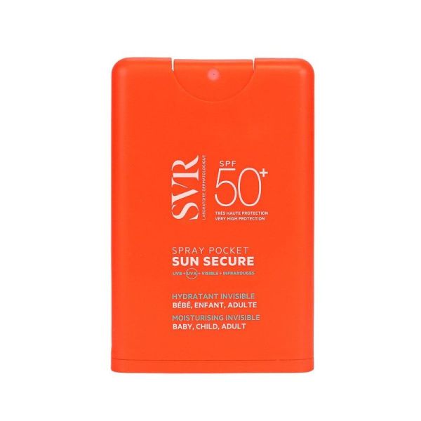 Svr Sun Secure Spf50 Spray Pocket Fl/20Ml