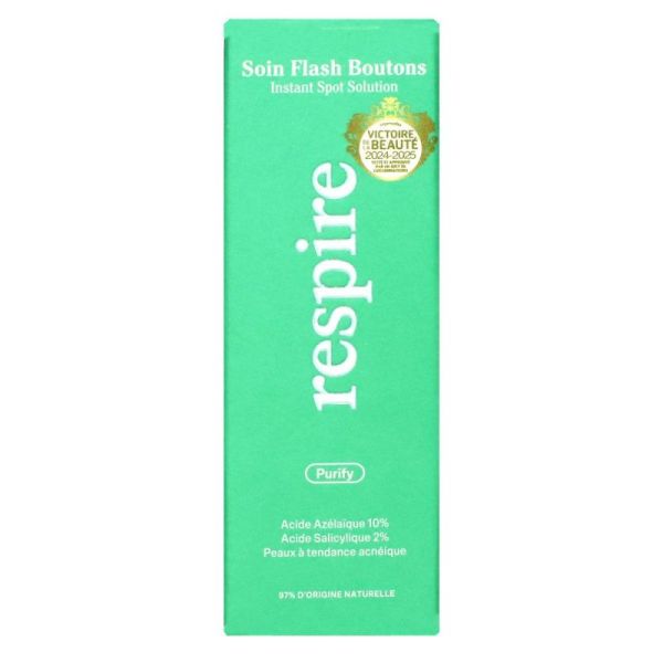 Respire Cr Soin Flash Boutons T/15Ml