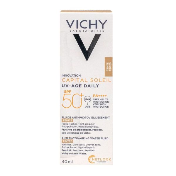 Vichy Capital Sol Uv Age Dai T Spf50+ Cr 40Ml