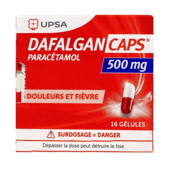 Dafalgancaps 500Mg Gél Plq/16