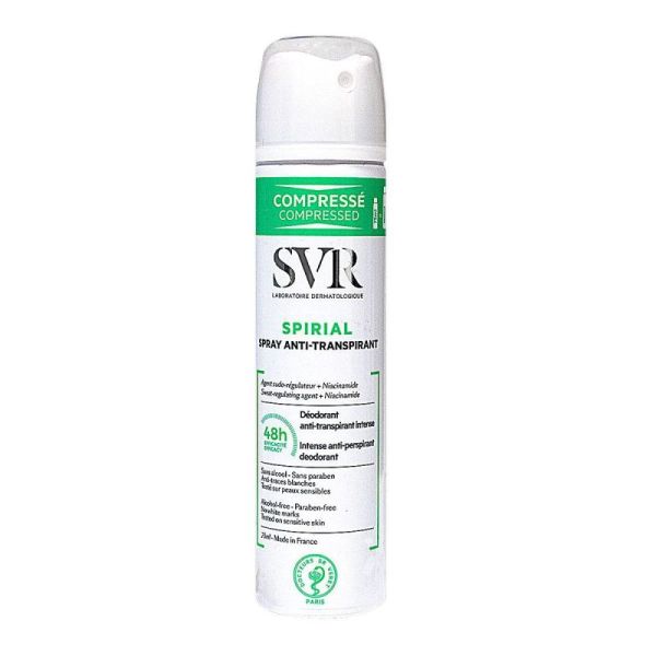 Svr Spirial Déod Soin Anti-Transp Spr Cp/75Ml