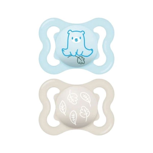 Mam Supreme Sucette Silic 2-6M B/2