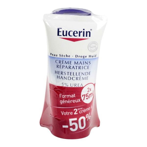 Eucerin Urearepair + Cr Mains 5% Urée 2T/75Ml