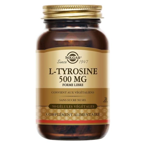 Solgar L-Tyrosine 500Mg Gél P/50