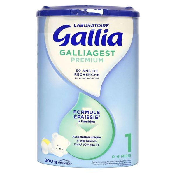 Gallia Galliagest P 1 Lait Pdr B/800G