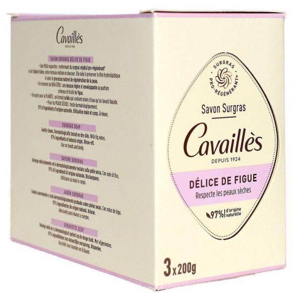 Cavailles Sav Surgras Délice Figue 3X200G