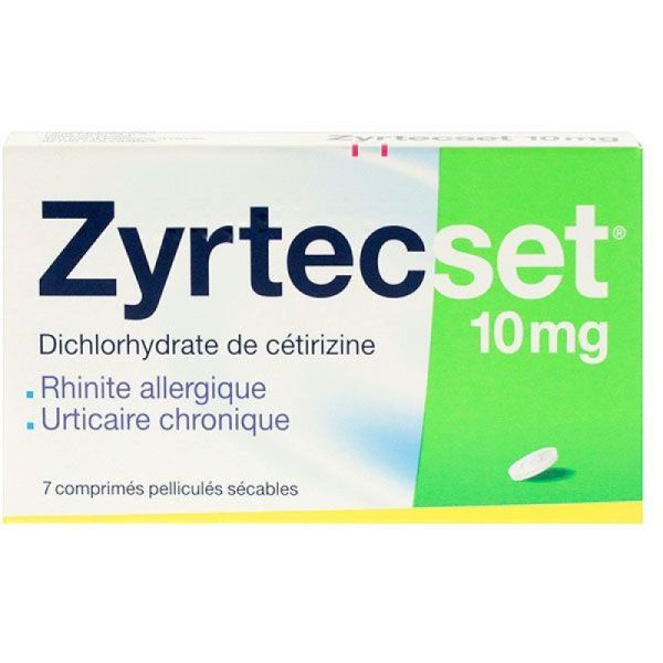 Zyrtecset 10Mg Cpr Pesé Plq/7